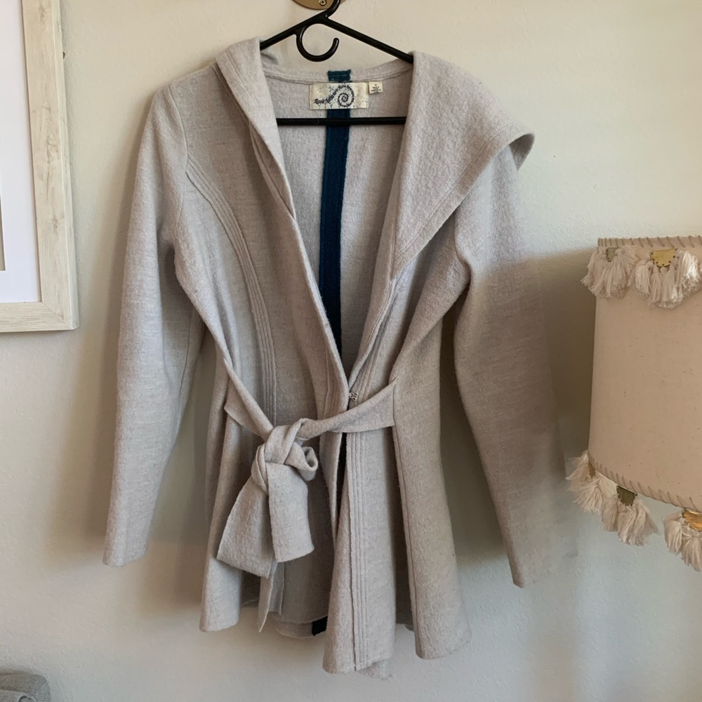 Anthropologie Gray Jacket Size M